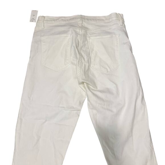 NWT Gap 1969 True Skinny Ankle Jeans White Women's Size 30 Stretch Denim - Picture 7 of 8